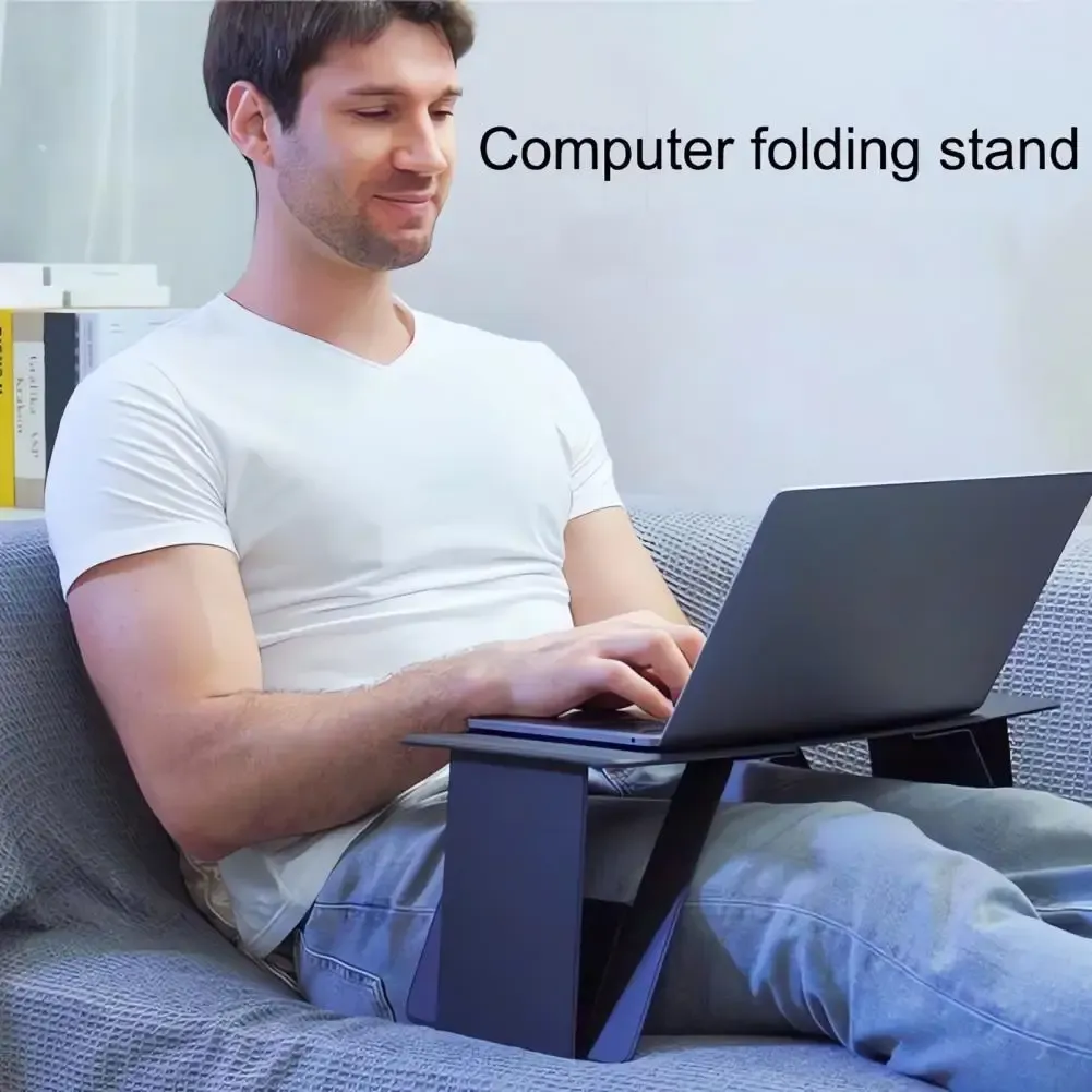Support d'ordinateur portable 6 en 1, support pliable pour ordinateur portable, bureau pour ordinateur portable 5