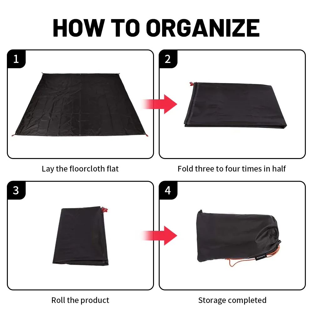 Tapis de pique-nique imperméable NatureHike, tapis de camping pliable en mousse EVA avec feuille d'aluminium, matelas de couchage résistant à l'humidité pour activités de plein air 5