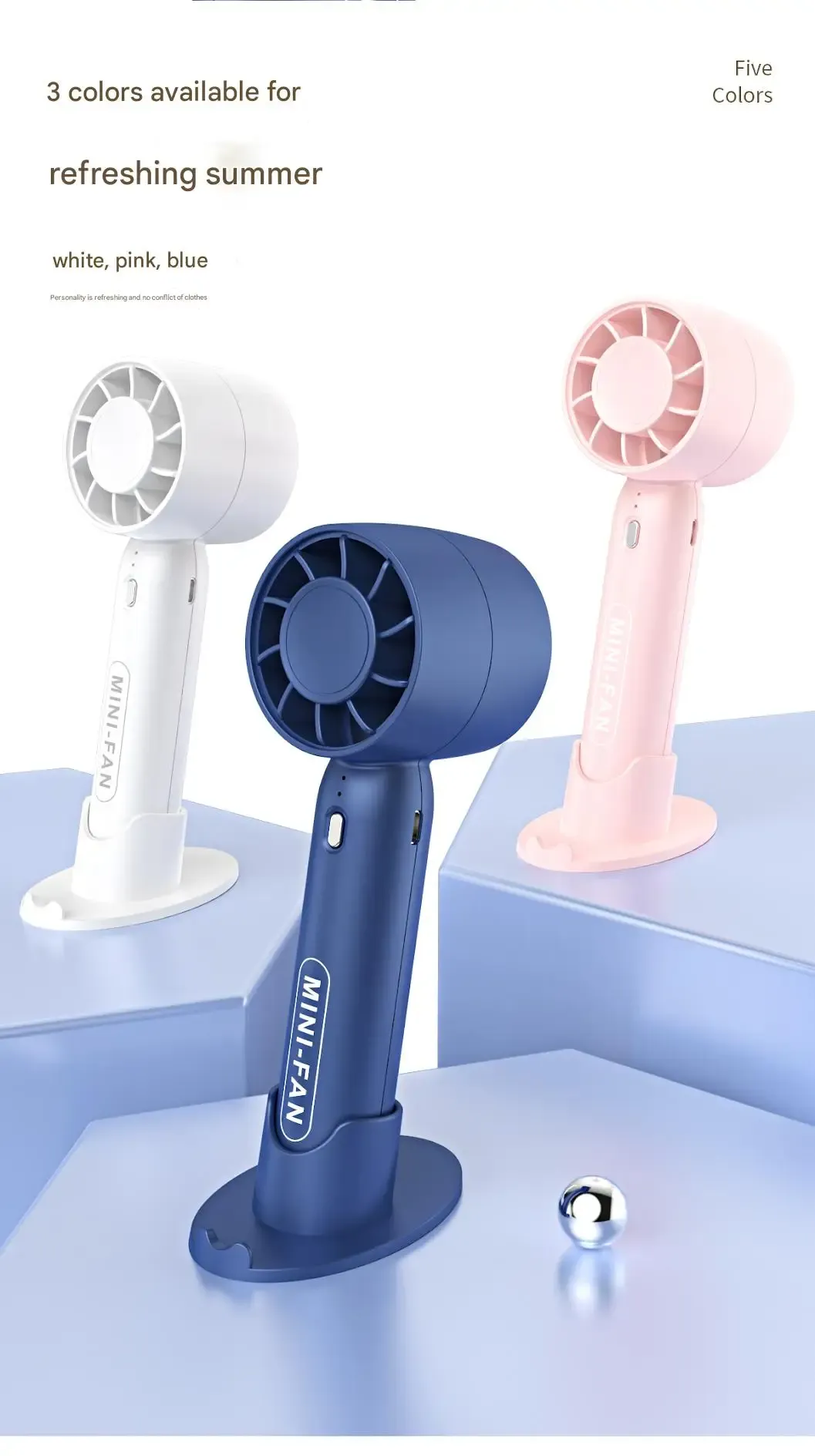 Mini ventilateur portable Turbo, utilisation en extérieur