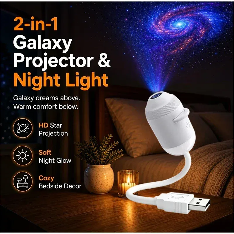 Projecteur en utilisation dans une chambre