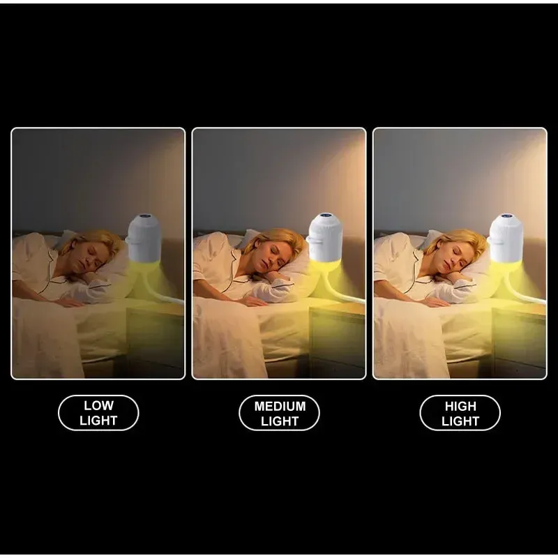 Projection lunaire dans une chambre