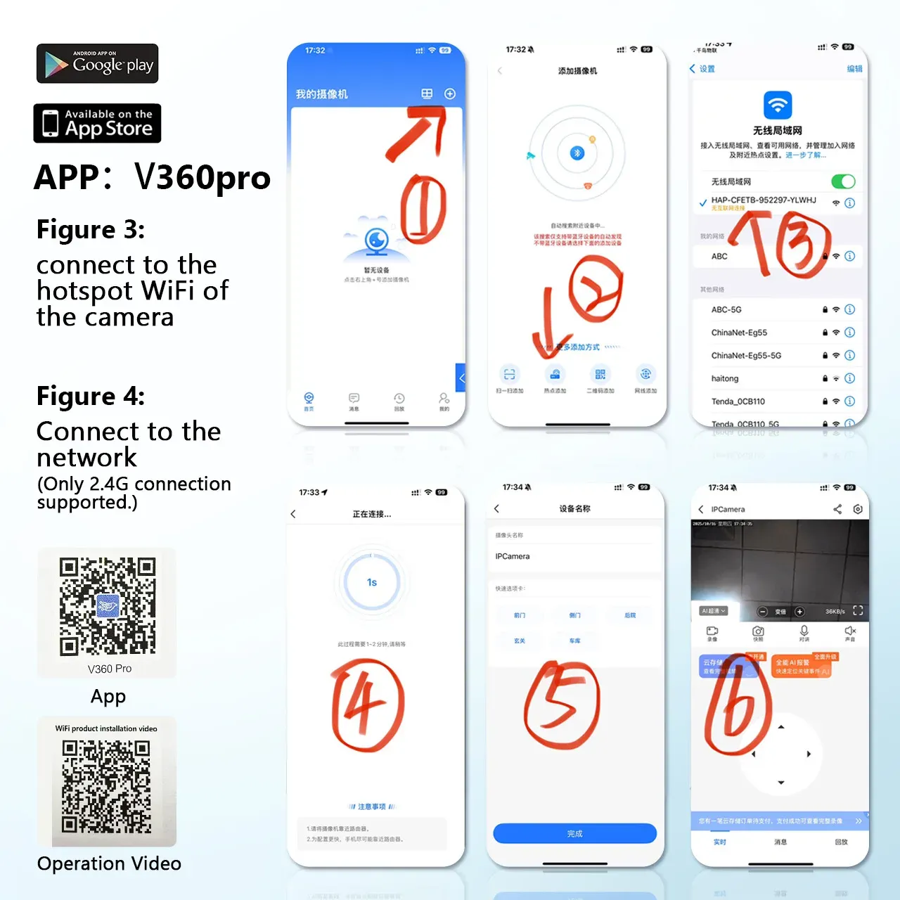 Caméra Wi-Fi 360° Haute Définition