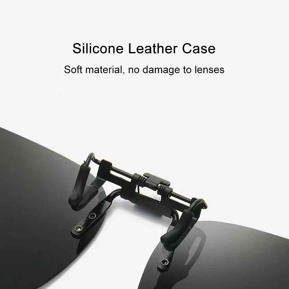 Lunettes de soleil polarisées photochromiques pour hommes et femmes, à pince et rabattables, protection anti-UV400, verres dégradés, vision nocturne, marque KLASSNUM 5
