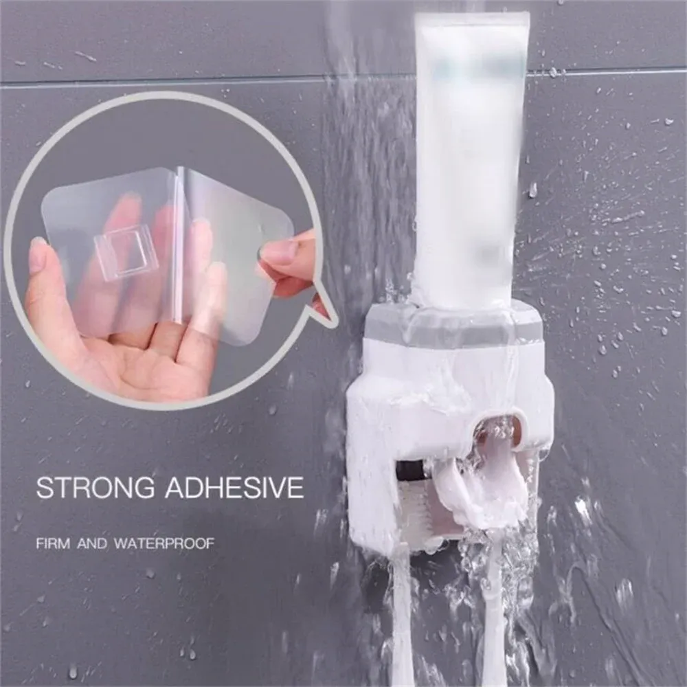 Distributeur de dentifrice pour salle de bain