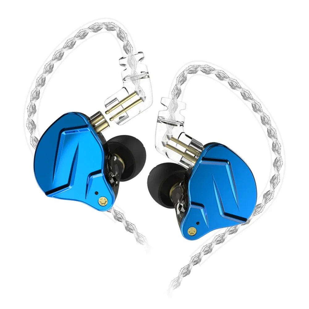 KZ ZSN Pro X Écouteurs filaires en métal, technologie hybride 1BA + 1DD, crochets d'oreille, écouteurs intra-auriculaires avec microphone, idéaux pour le sport 10