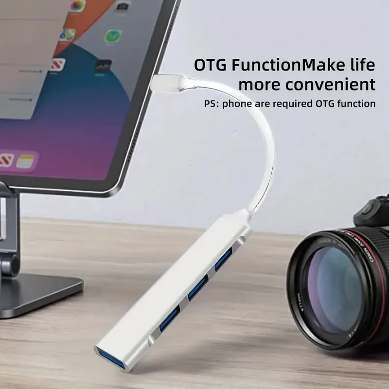 Hub USB-C multiport en situation d'utilisation