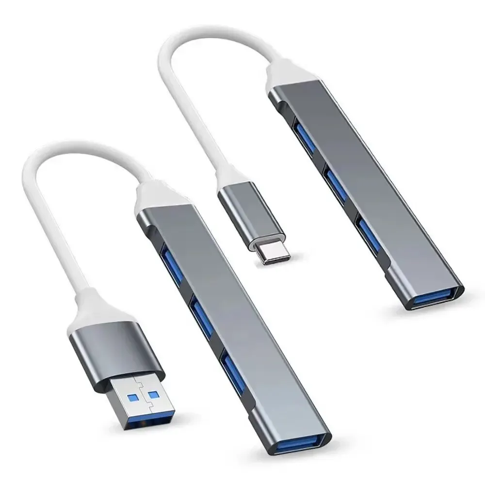 Hub USB-C multiport connecté à un ordinateur portable
