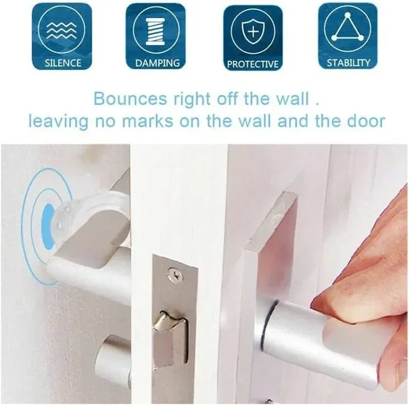 Butée de porte transparente, ambiance intérieure