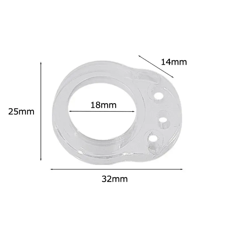 Butée de porte transparente, protection des murs