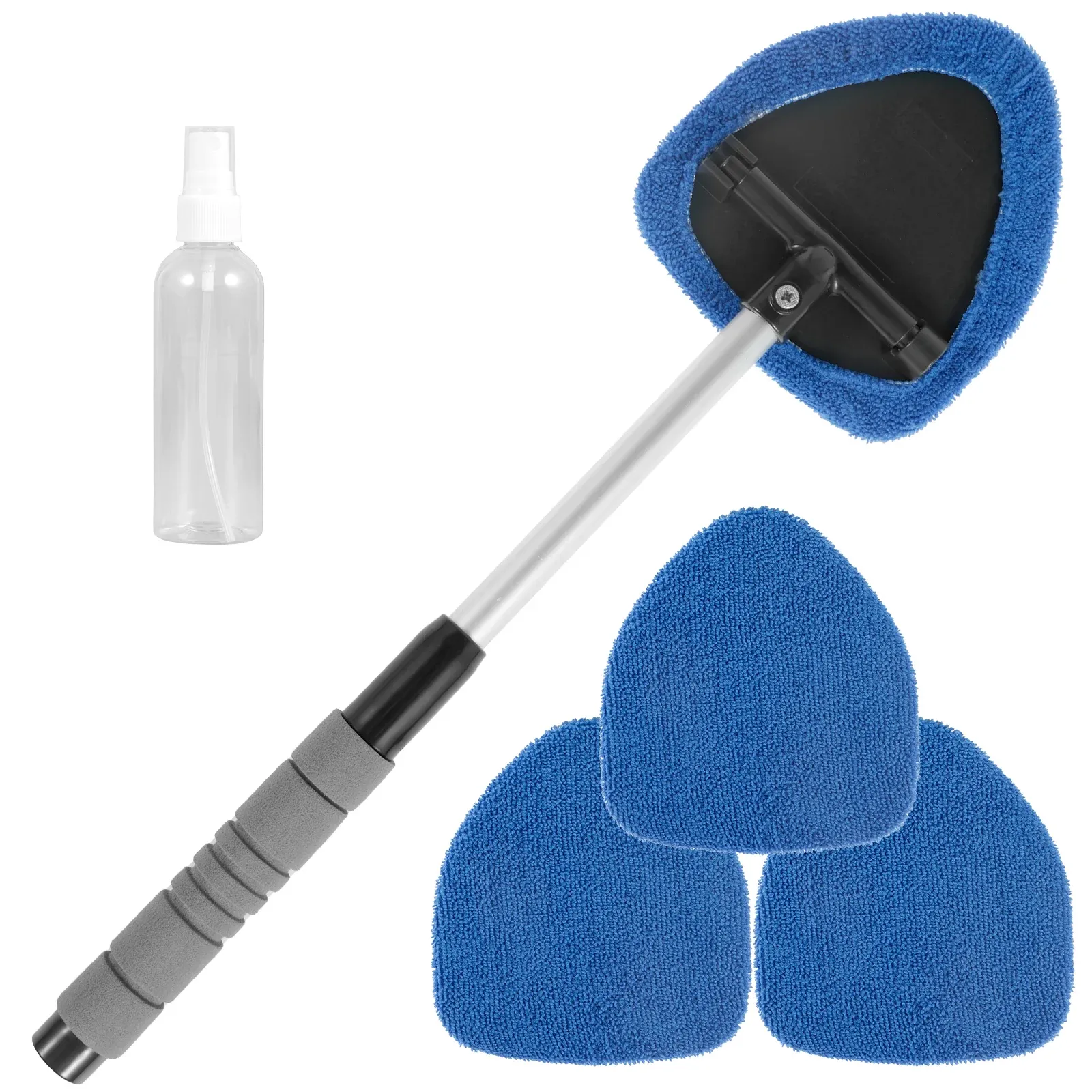 Grattoir anti-buée télescopique en microfibre pour pare-brise et vitres de voiture 11