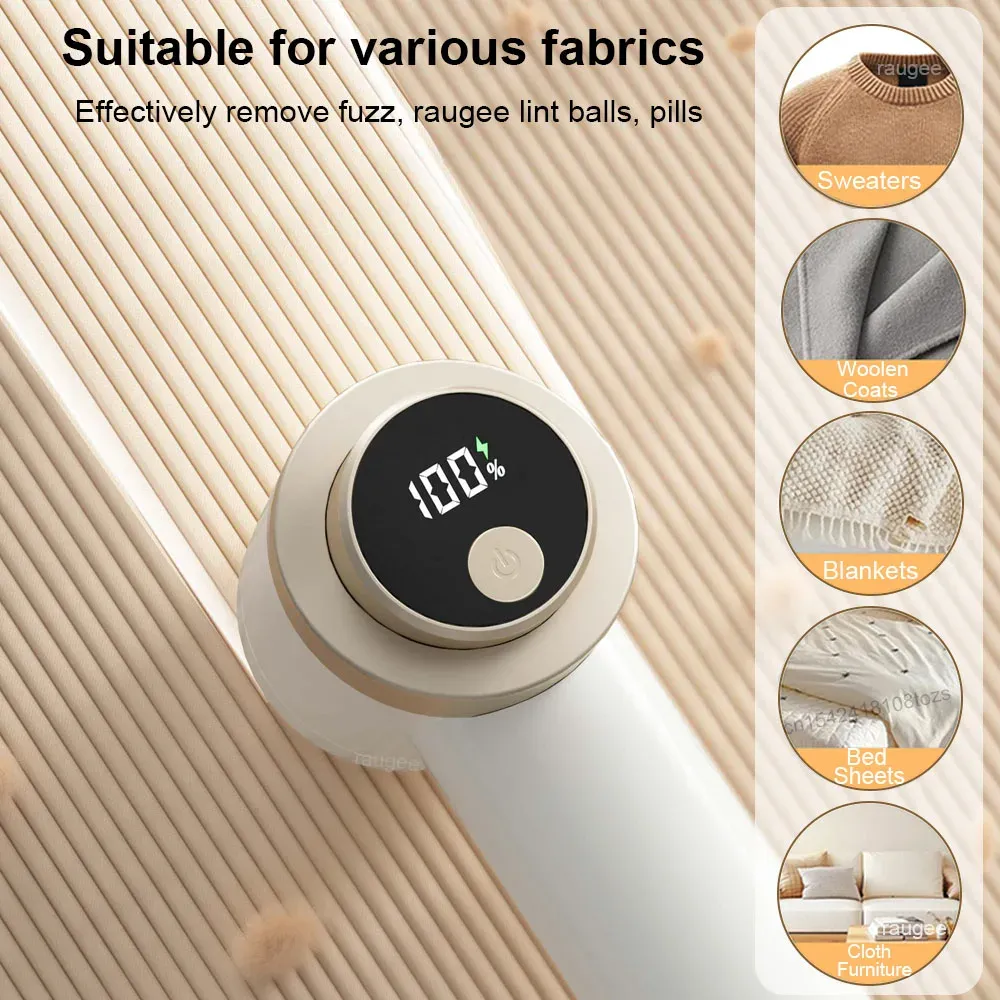 Dissolvant de peluches électrique professionnel pour vêtements, rechargeable par USB 2