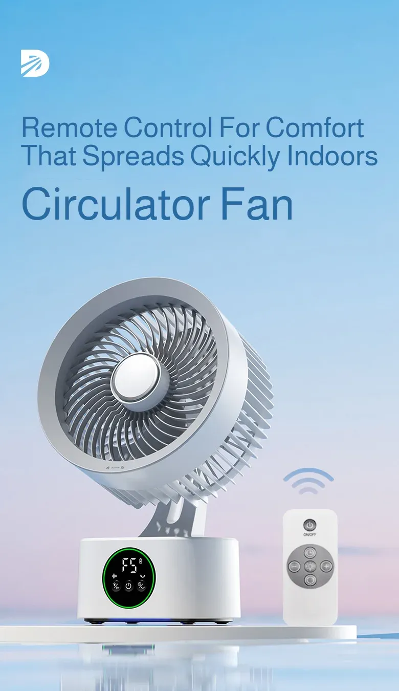 Ventilateur mural portable au design épuré