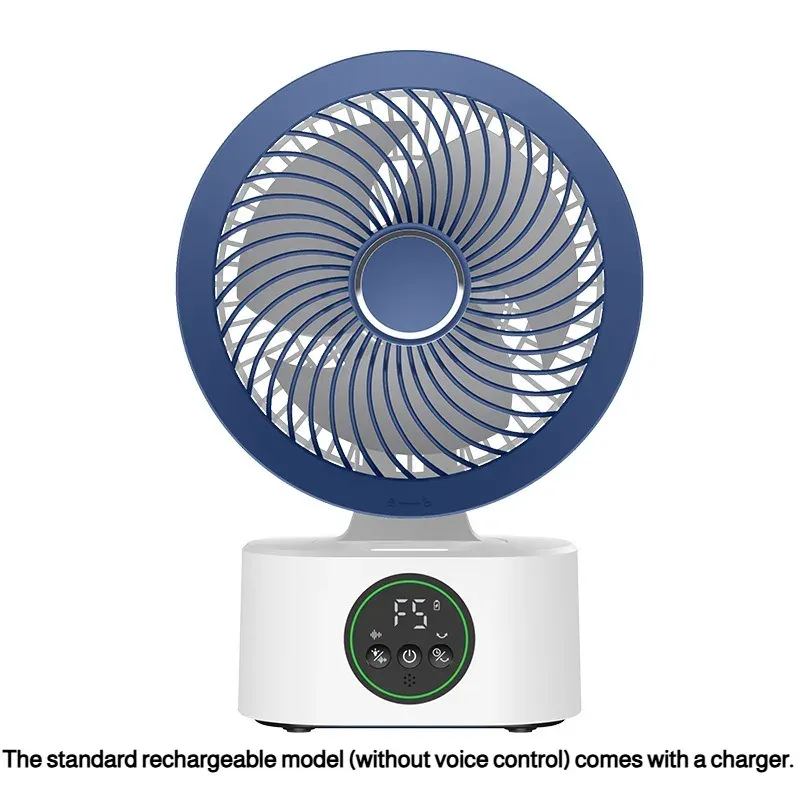 Ventilateur mural portable rechargeable USB avec télécommande et commande vocale 9