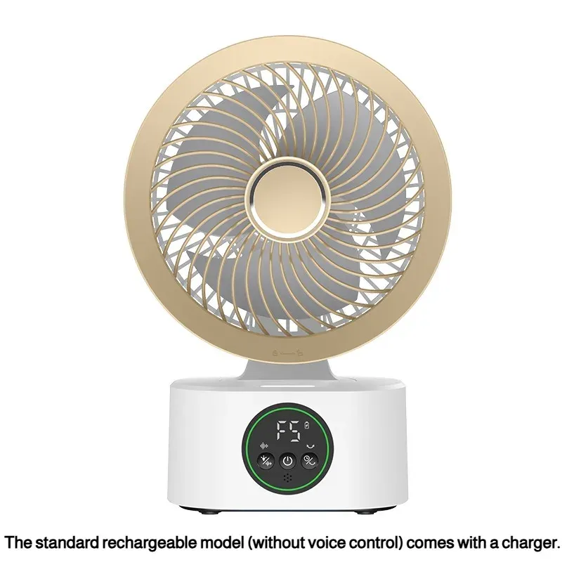 Ventilateur mural portable rechargeable USB avec télécommande et commande vocale 7