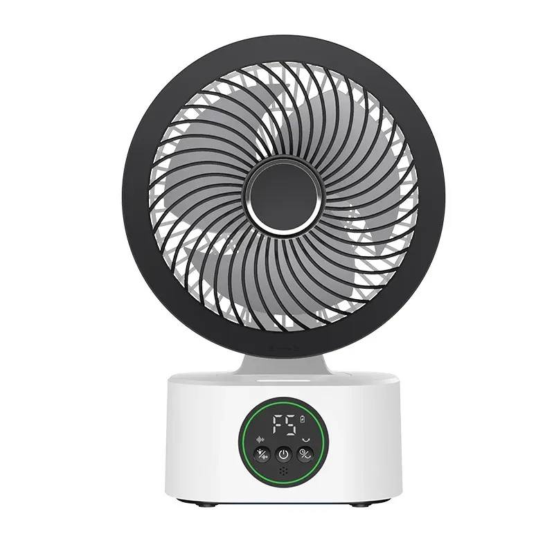 Ventilateur mural portable rechargeable USB avec télécommande et commande vocale 8