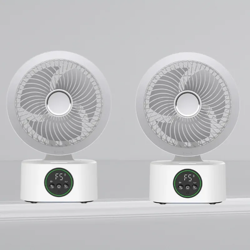 Ventilateur mural portable rechargeable USB avec télécommande et commande vocale 12