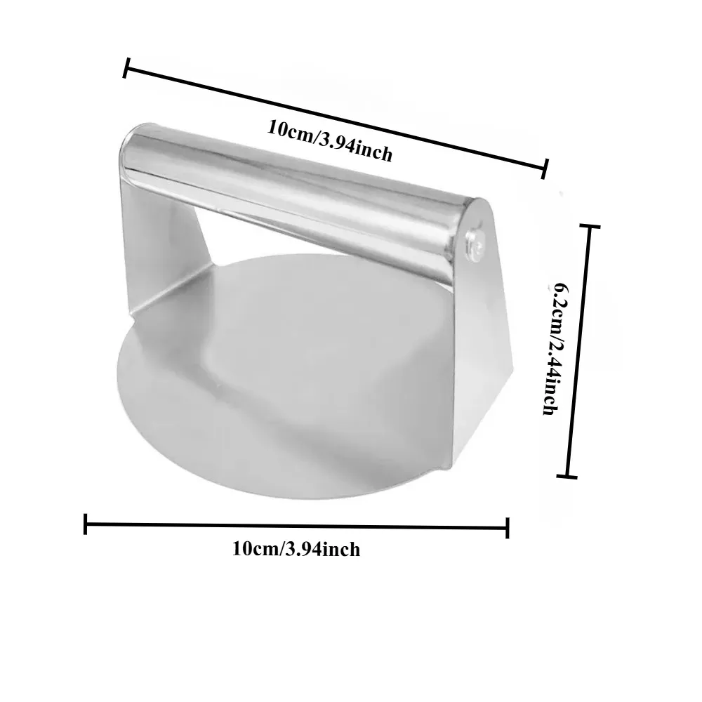 Presse à steak smash en acier inoxydable | Presse à hamburger robuste et antiadhésive pour barbecue et cuisson à la plancha 7