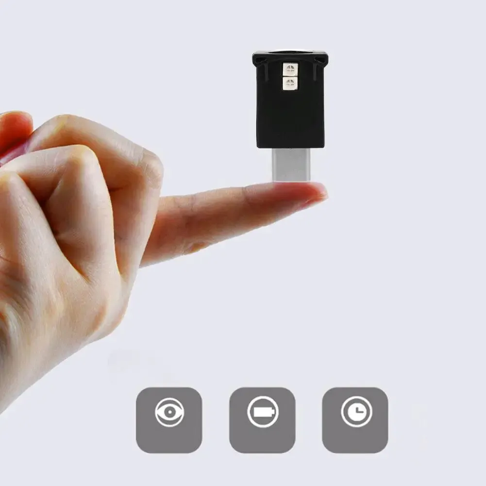Lampe d'ambiance LED RGB pour intérieur de voiture, 8 couleurs, luminosité réglable, connecteur de type C 4