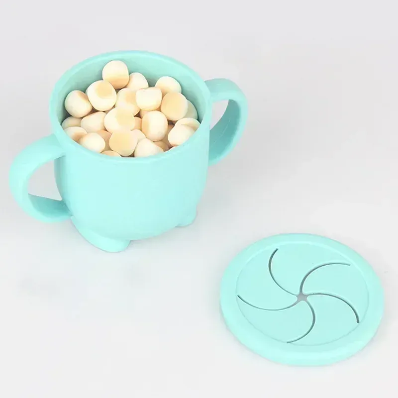 Boîte de conservation alimentaire en silicone pour enfants avec couvercle, sans BPA, 200 ml 2