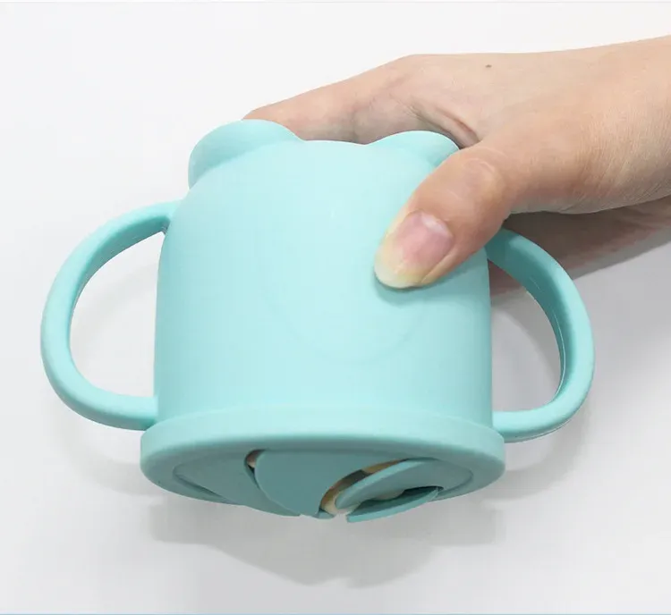 Boîte de stockage en silicone pour enfants, utilisation au quotidien