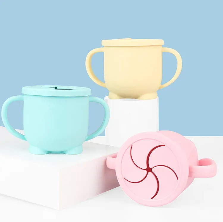Boîte de stockage en silicone pour enfants, détail des couleurs
