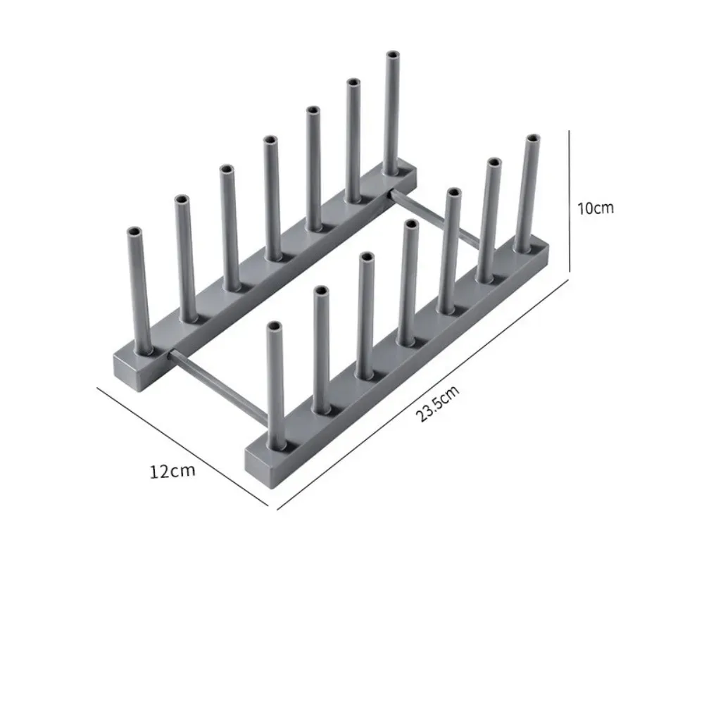 Égouttoir à vaisselle multifonctionnel en acier inoxydable, gain de place, étagère de séchage pour tasses, organisateur de vaisselle, support de rangement de cuisine 9