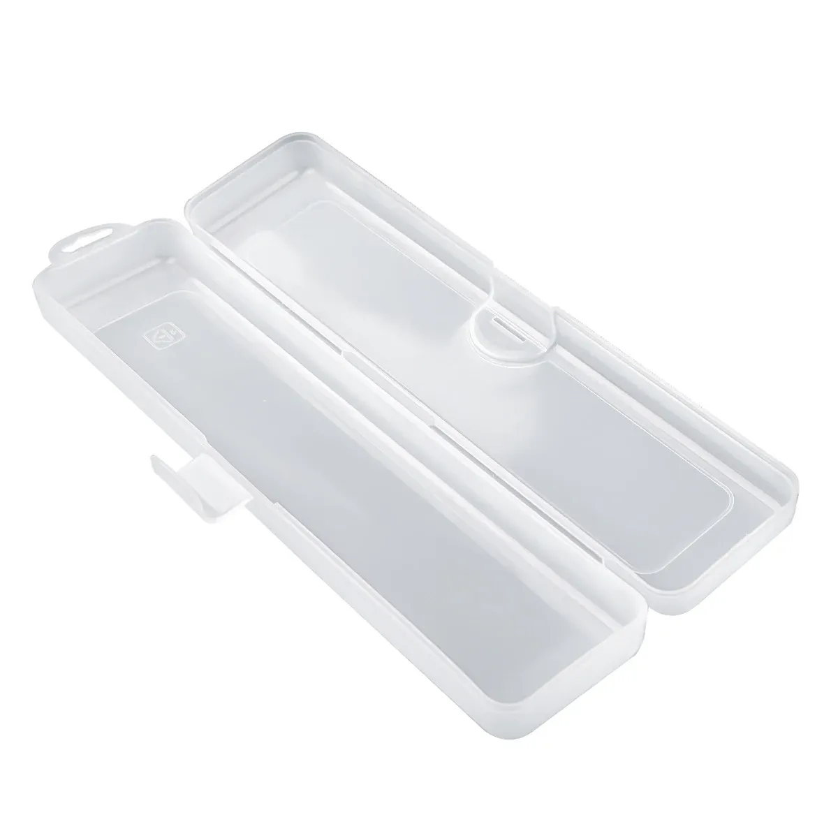 Boîte de rangement portable transparente avec couvercle pour pinceaux de maquillage, crayons à sourcils, baguettes et accessoires de beauté 8