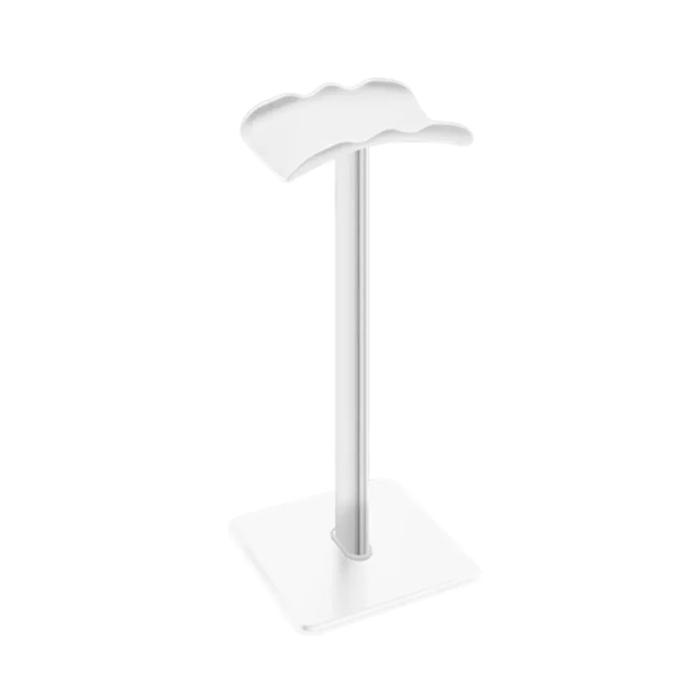 Vue détaillée du support pour casque en aluminium