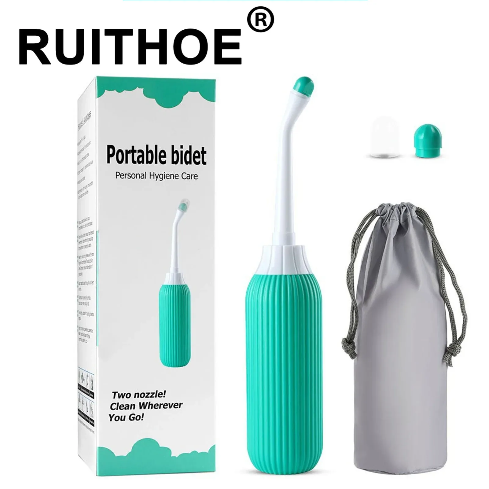 Bidet portable de 500 ml, pulvérisateur manuel de voyage pour femmes enceintes, bouteille de lavage à l'eau pour bébés, idéal pour les douches de bébé et les mamans - Image 1