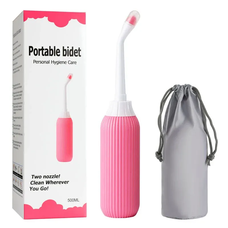 Bidet portable de 500 ml, pulvérisateur manuel de voyage pour femmes enceintes, bouteille de lavage à l'eau pour bébés, idéal pour les douches de bébé et les mamans 10