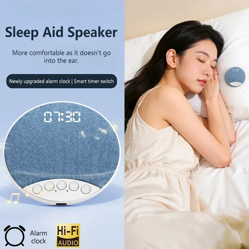 Haut-parleur de sommeil sous oreiller OnePlus Bluetooth 5.4 avec bruit blanc réglable, réveil, livres audio et histoires 2