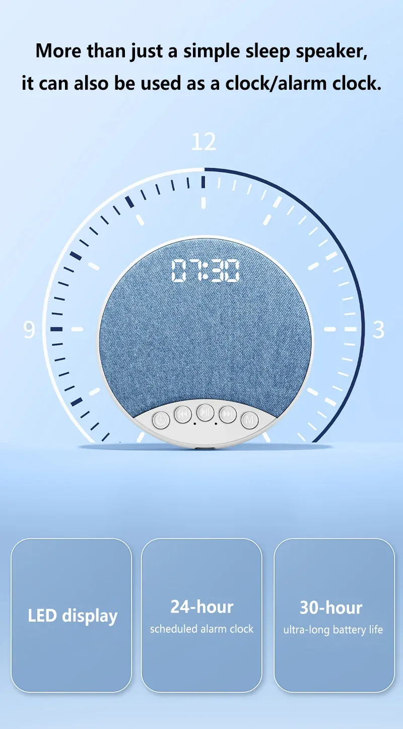 Haut-parleur de sommeil OnePlus, finitions et détails