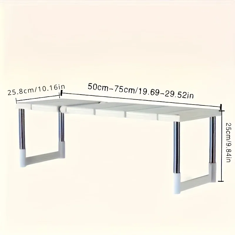 Étagères de rangement empilables T1 avec séparateurs, support télescopique et rangement pour vêtements de garde-robe 4