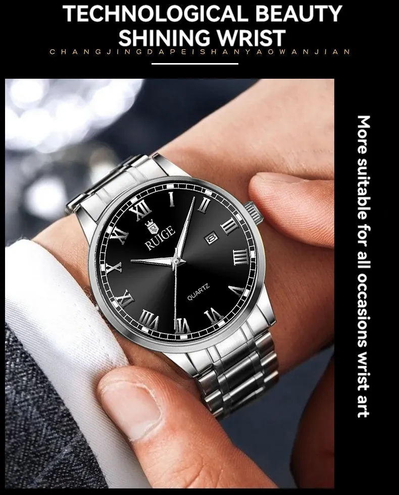 Montre RUIGE pour homme, style au quotidien