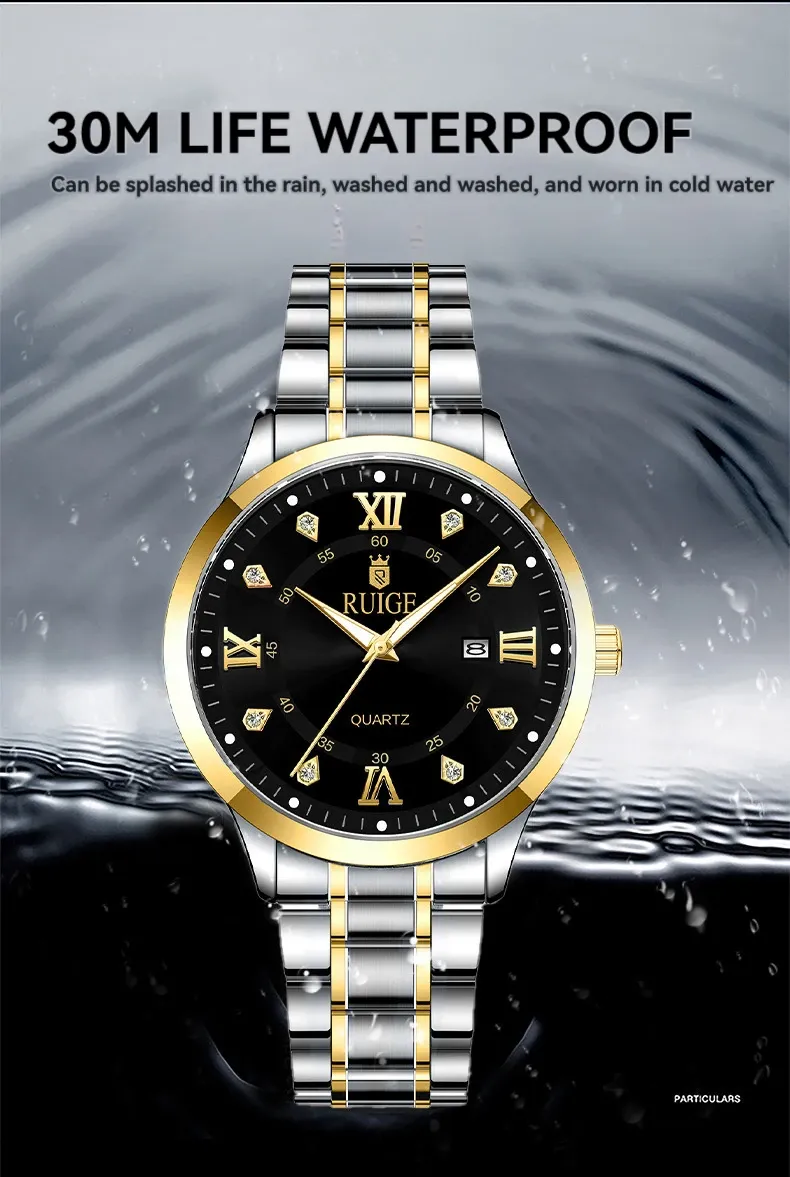 Montre RUIGE pour homme, ambiance raffinée