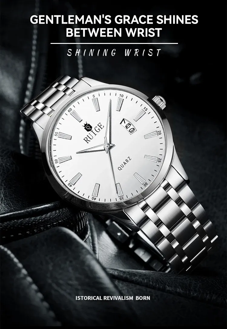 Montre RUIGE pour homme, présentation complète