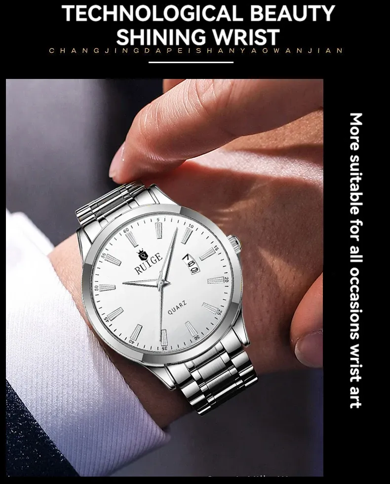 Montre RUIGE pour homme, élégance au quotidien