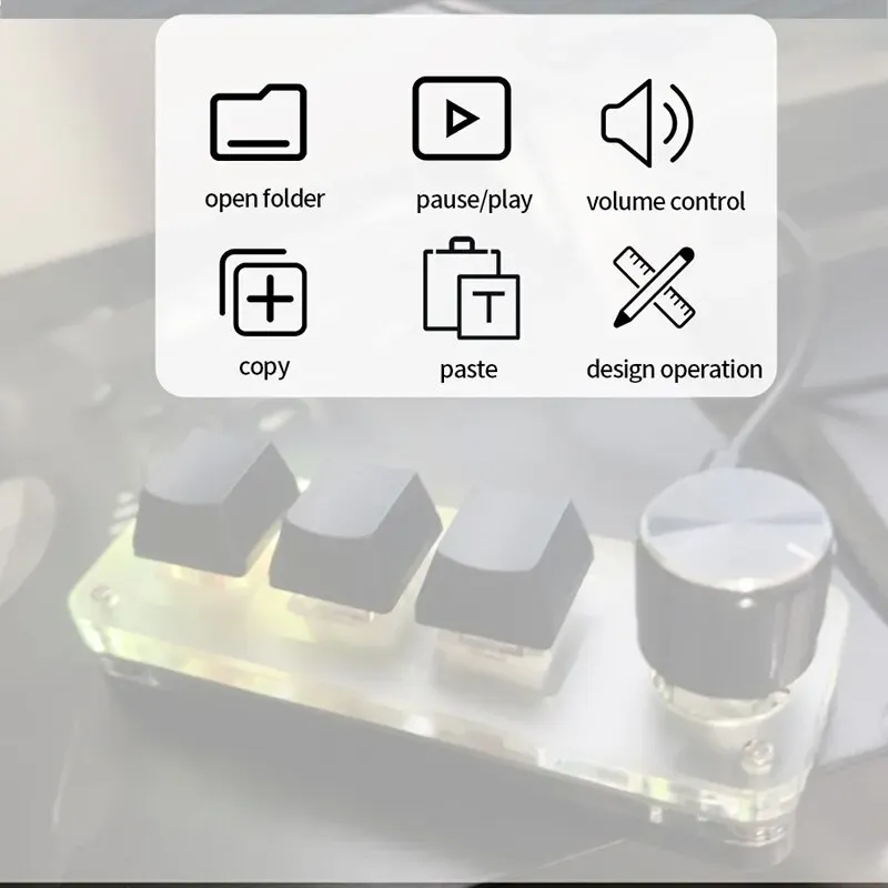 Détail du clavier mécanique
