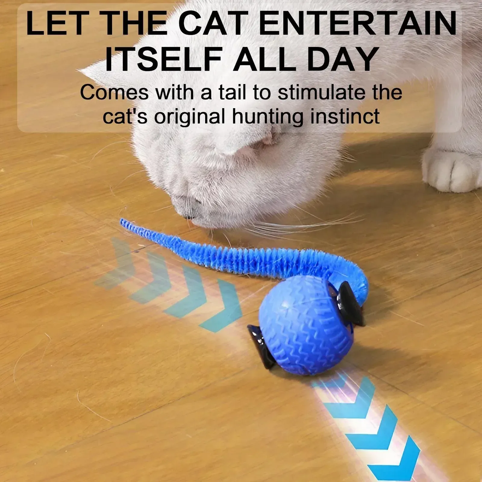 Détail du jouet interactif pour chat