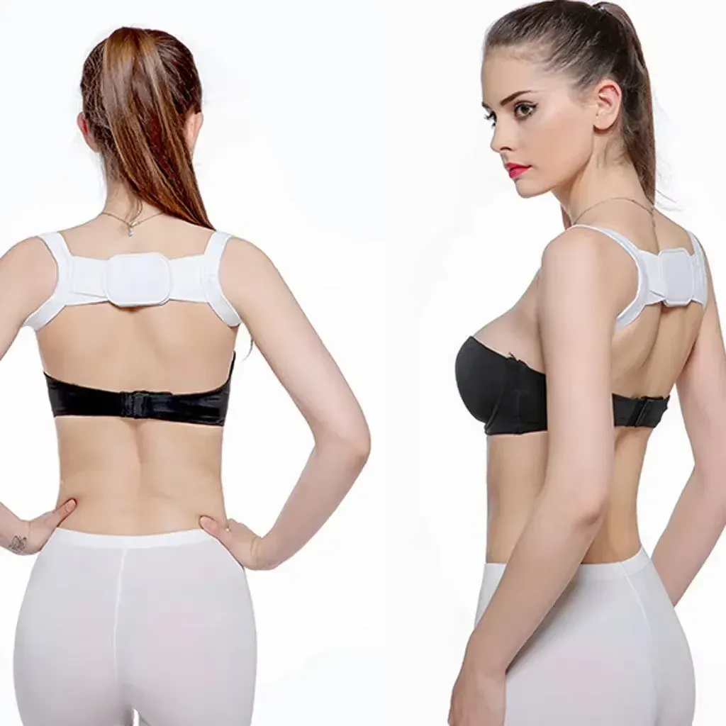 Correcteur de posture réglable et discret pour hommes et femmes 4