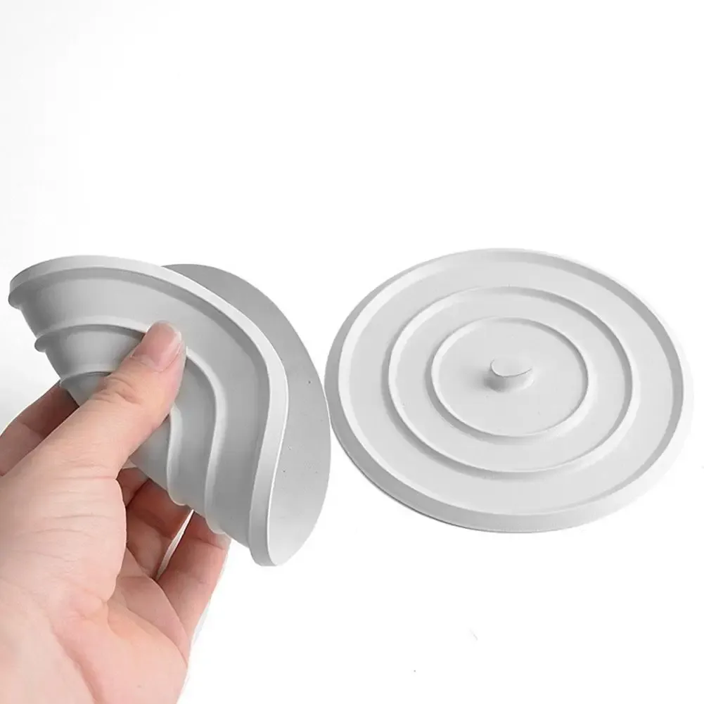 Bouchon de baignoire en silicone, vue de profil