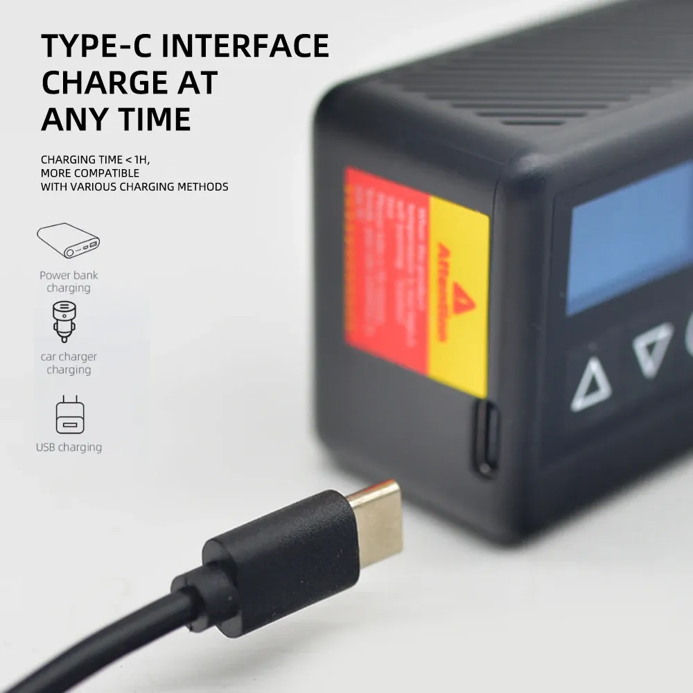 ThinkRider Pompe à air électrique portable 120 PSI pour vélo, mini gonfleur de pneus de poche avec affichage numérique de la pression 2
