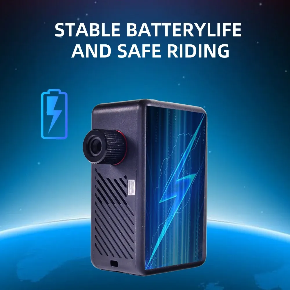 ThinkRider Pompe à air électrique portable 120 PSI pour vélo, mini gonfleur de pneus de poche avec affichage numérique de la pression 5