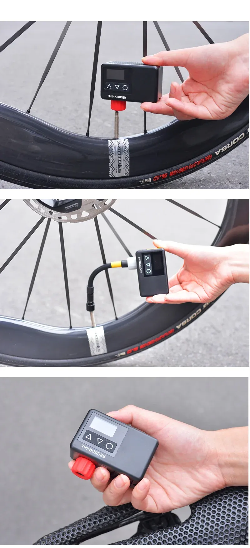 Pompe électrique ThinkRider pour vélo, image finale
