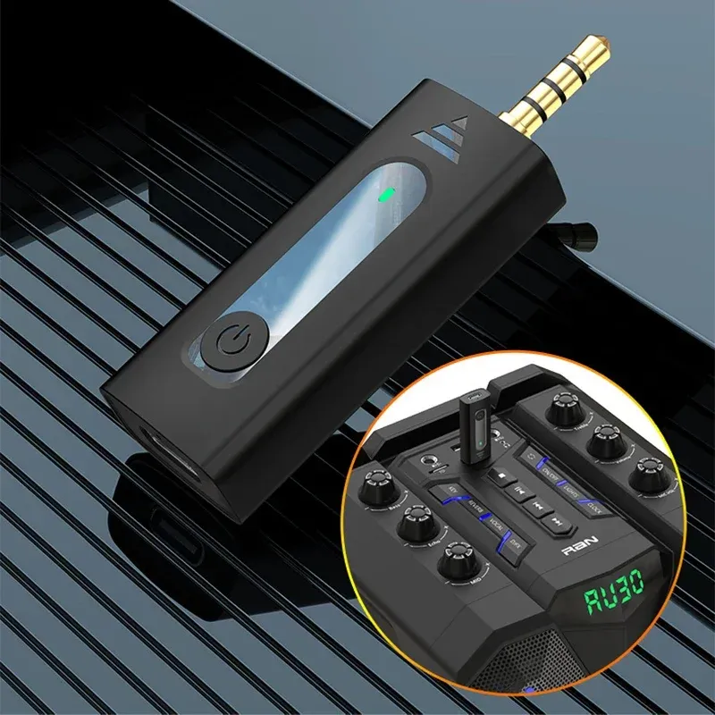 Microphone-cravate sans fil Jack 3,5 mm à condensateur omnidirectionnel pour smartphone et appareil photo 3