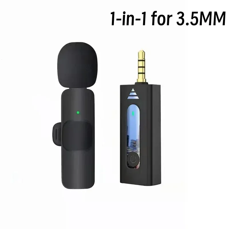 Microphone-cravate sans fil Jack 3,5 mm à condensateur omnidirectionnel pour smartphone et appareil photo 7