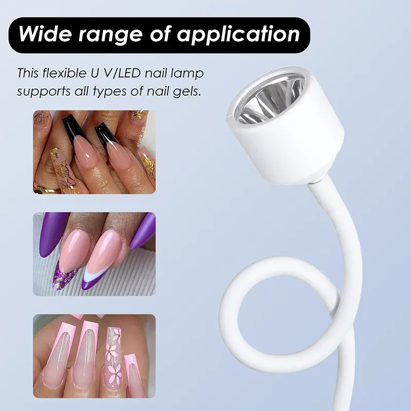 Détail du design du sèche-ongles