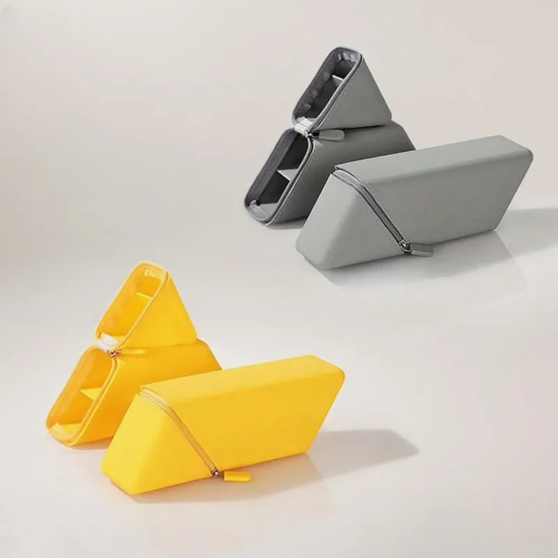 Porte-stylo en silicone élégant pliable pour bureau et études, pot à papeterie polyvalent, cadeau idéal pour étudiants 7