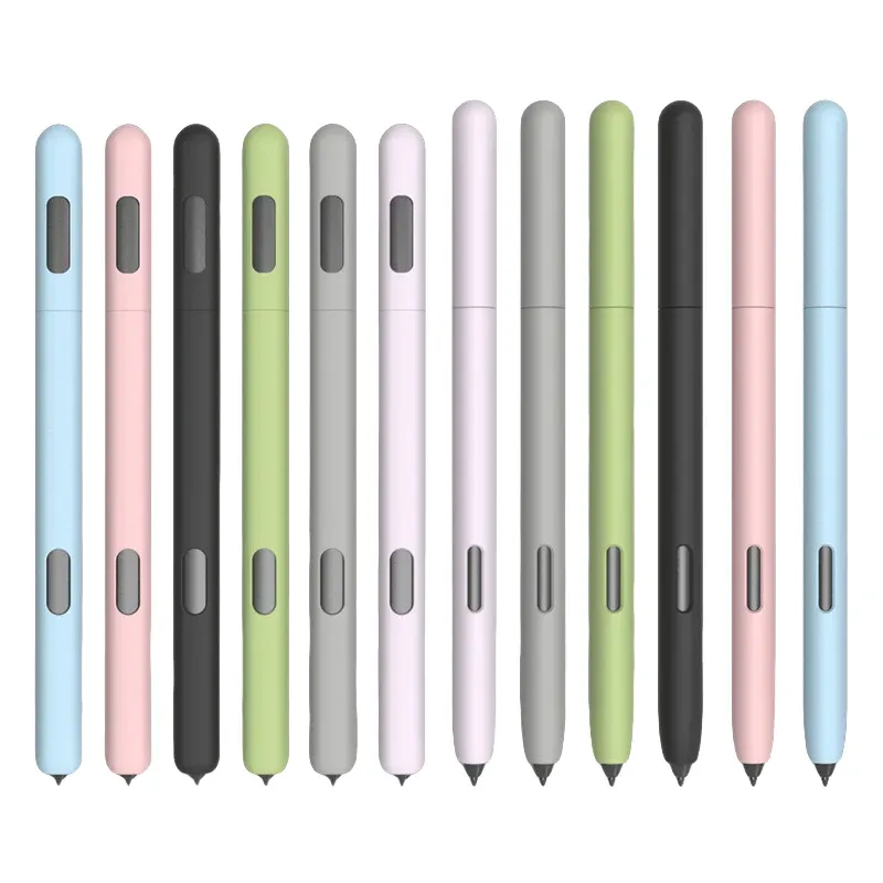 Étui à stylet pour tablette Samsung Galaxy Tab S11 Ultra, S10, S9, S8, S7, S6 Lite, housse de protection en silicone souple, antichoc et antidérapante - Image 1