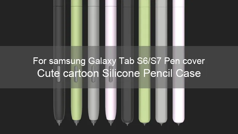 Étui à stylet en silicone souple pour tablette Samsung Galaxy